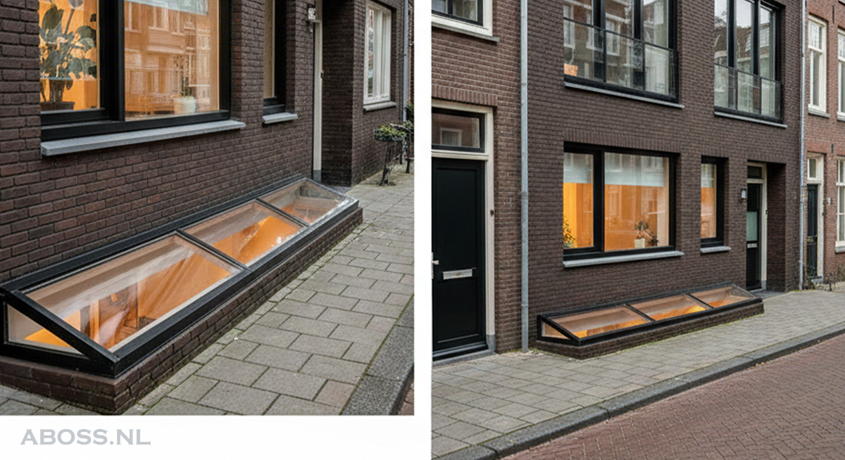 Kelder slaapkamer met koekoek (window well) – vergunning en Bbl-toets Amsterdam